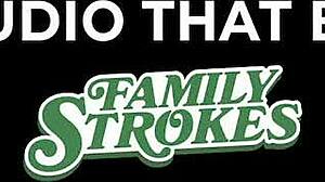 Gorgeous teen Selena Love takes stepbrother’s cum in mouth for 4th of July fun.