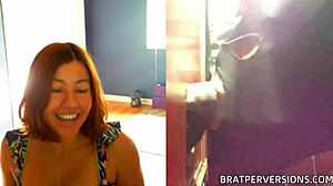 married guy sucks bbc at the gloryhole