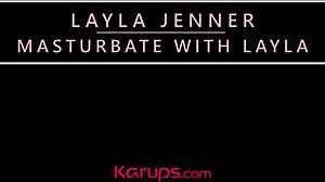 Dirty Teen Latina Layla Jenner Dildos Tight Twat - Karups