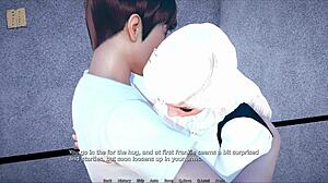 Curvy Fat Girl With Big Tits Teases In 3D Hentai Outfit.