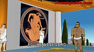 The Gods in Cartoon Gay Porno