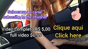 Beautiful woman risks public outdoor masturbation