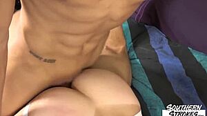 Jeg rå avler gay Troy Lopez med min store sorte pik efter rimjob og blowjob!