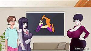 hot therapist gives blowjob to needy client in sex therapy session