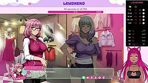 Vtuber Lewdneko's Futanari Creampie In Dick Dine And Dash