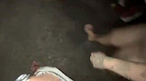 Teen 18+ and friend flash hairless pussies to unknown guys in street car exhibition