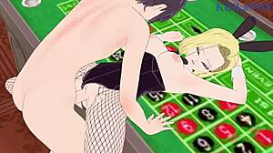 Android 18 and Chi-Chi Bunny Girls in Intense Creampie Sex