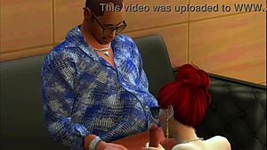 in the car service, the boss says, 'ready for fat fucking in heels?' while pounding the customer