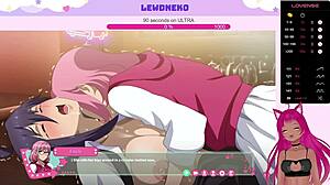 Vtuber Lewdneko's Futanari Creampie In Dick Dine And Dash