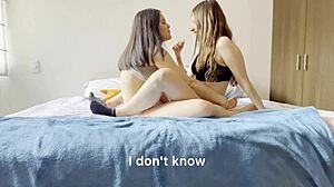 Why can't I watch my best friends licking pussy and fingering in yoga class? I want the full video.