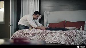 step daddy freezes her and fucks to wild orgasms