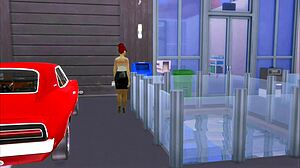 in the car service, the boss says, 'ready for fat fucking in heels?' while pounding the customer