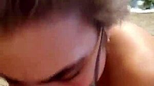 Fat BBW Gives Intense Blowjob