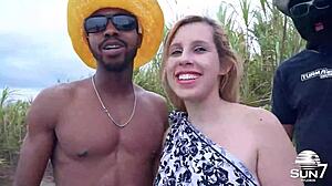 the blonde whore joins the group for big cocks