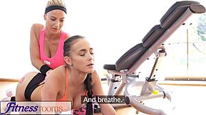 hey, wanna watch huge natural tits babe rub wet pussy on young 18+ gym cutie?