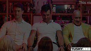 Sia Lumi and Megan Host Fun Bachelor Party with Friends