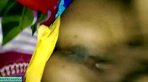 fucking bhabhi and her steamy stepmom in hot hindi threesome