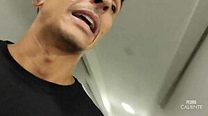 Young teen's POV kiss with Mel Khalifa, gripping tightly in amateur sex.