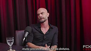 fckcast 2 - recording orgy with audience - featuring reco romanello's big cock anal