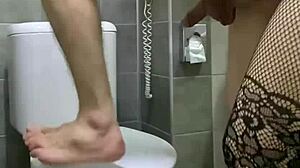 Fucked My Husband in Toilet and Licked His Tight Ass