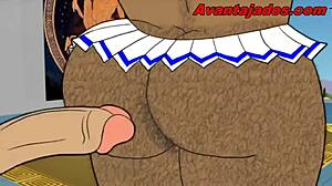 The Gods in Cartoon Gay Porno