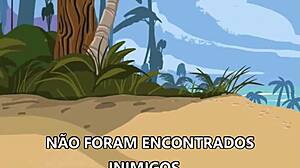 Brazilian gay military men in animated porn adventures