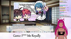 Vtuber Lewdneko Plays F Me Royally Part 1