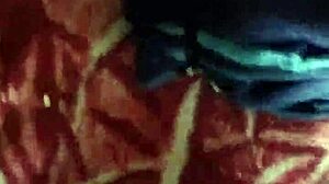 estrenando la lenceria usada que me regalo mi tia