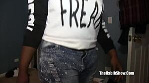 Thick Black Chocolate Fucked by Hairy Paki