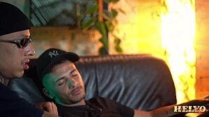 Watch These Twins And Their Brother Play With Three Cocks!