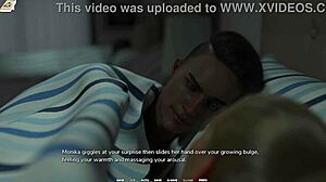 Fuck That Busty Blonde While Gay Friend Cockolds!