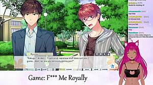 Vtuber Lewdneko Plays F Me Royally Part 1