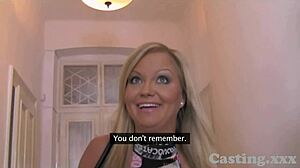 Model Feels Creampie