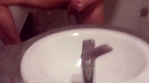 Young gay man masturbates in detailed solo session