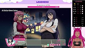 Vtuber Lewdneko's Futanari Creampie In Dick Dine And Dash