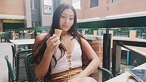 Mall meeting turns into home fuck with stranger and cute latin teen