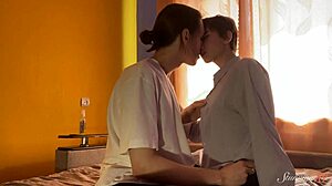 teen cutie alisa drains slim boy dorians huge cock