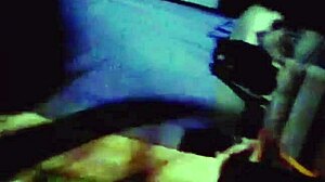 Blonde Whore In Couple Gives Intense Blowjob To Monster Cock