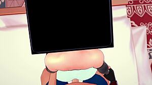 3D cartoon of La Dulce TV woman getting fucked
