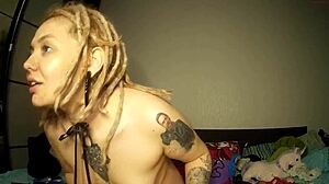 Naughty Russian Webcam Babe Toys Her Ass With Dildo, Mixing Pain And Pleasure