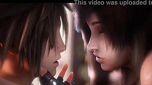 Hey, check Nordehartet Tifa's wild 3D cartoon action with huge assets