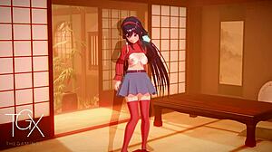 Anime Hentai Game: Intense Sex Positions And Blowjob!