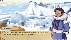 The first part of the Four Elements Trainer visual novel