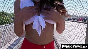 Gorgeous Sophia Leone Fucks Publicly With J-Mac In Missionary