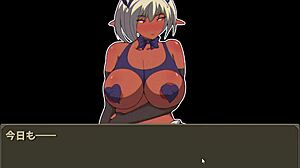 Jogo Hentai Ntr Rice Parte 10 Elfa Vadia Fodida por Pau Preto Gigante