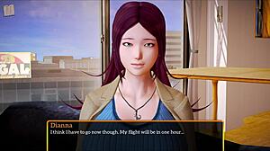 my new family plays erotic game with big tits