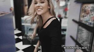 Gf caught sucking cock at tattoo studio