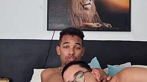 White twink gets black cock in ass after study call