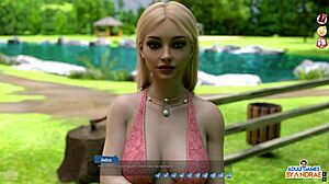 Подглядывающий за киской Наоми чувствует интенсив