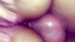 Amateur Wife Enjoys Ass Licking Before Monster Cock Anal